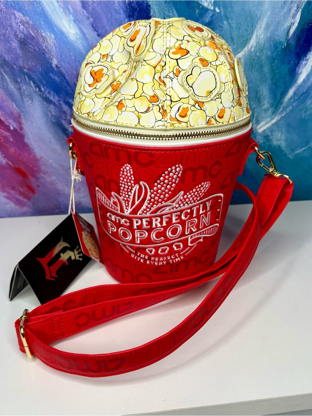 Loungefly AMC Popcorn Bucket Purse NWT New with Tags Movie Theater Bag